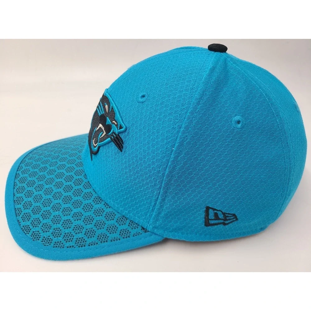 Carolina Panthers New‎ Era 39Thirty Flex Fitted M-L Hat Cap Polyester NFL Blue